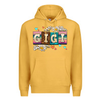 Mustard daisy gıgı Premium Hoodie - AdoDesignShop