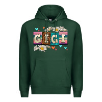 Sports Green daisy gıgı Premium Hoodie - AdoDesignShop