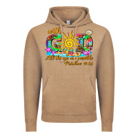 Vintage Coffee with god all things are possible summer Vintage Hoodie - AdoDesignShop
