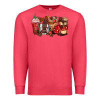 Cardinal hot chocolate coffee cups Premium Sweatshirt - Zillion Design Studio