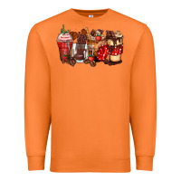 Carrot hot chocolate coffee cups Premium Sweatshirt - Zillion Design Studio