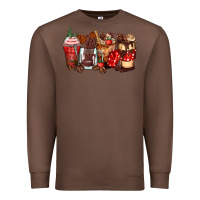 Chestnut hot chocolate coffee cups Premium Sweatshirt - Zillion Design Studio