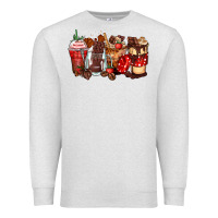Oatmeal Heather hot chocolate coffee cups Premium Sweatshirt - Zillion Design Studio