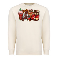 Sandshell hot chocolate coffee cups Premium Sweatshirt - Zillion Design Studio