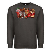 Smoke hot chocolate coffee cups Premium Sweatshirt - Zillion Design Studio