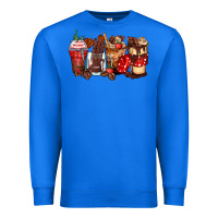True Royal hot chocolate coffee cups Premium Sweatshirt - Zillion Design Studio