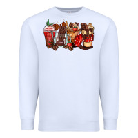 White hot chocolate coffee cups Premium Sweatshirt - Zillion Design Studio