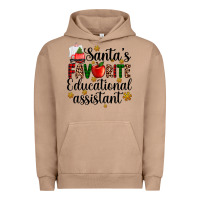Pigment Burro santa's favorite educational assistant Urban Hoodie - AdoDesignShop