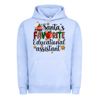 Pigment Grape Ice santa's favorite educational assistant Urban Hoodie - AdoDesignShop