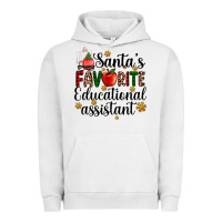 Pigment Lunar Rock santa's favorite educational assistant Urban Hoodie - AdoDesignShop