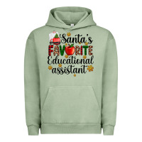 Pigment Oil Green santa's favorite educational assistant Urban Hoodie - AdoDesignShop