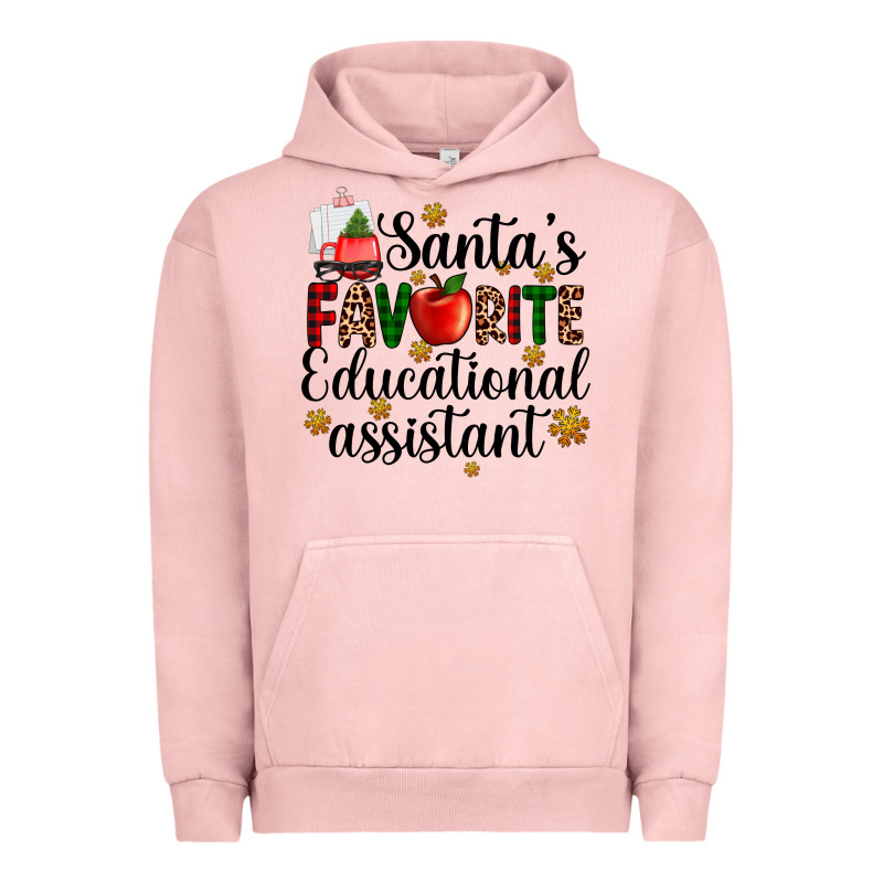 Santa's Favorite Educational Assistant Urban Hoodie by AdoDesignShop | Teevron