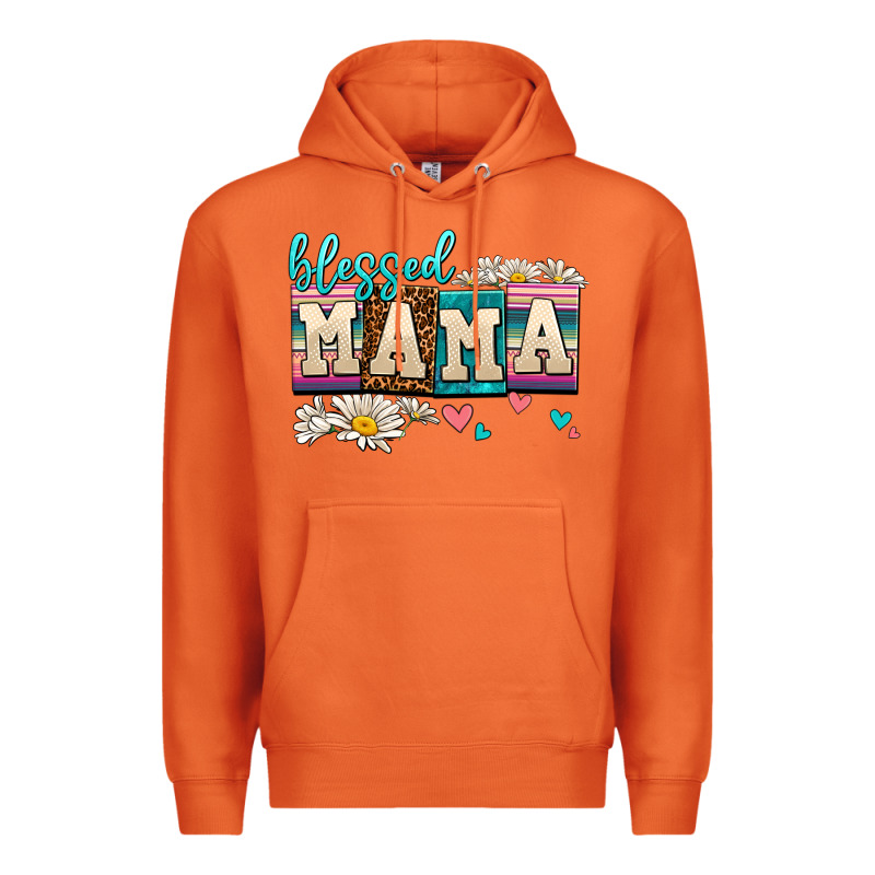 Daisy Blessed Mama Premium Hoodie by AdoDesignShop | Teevron