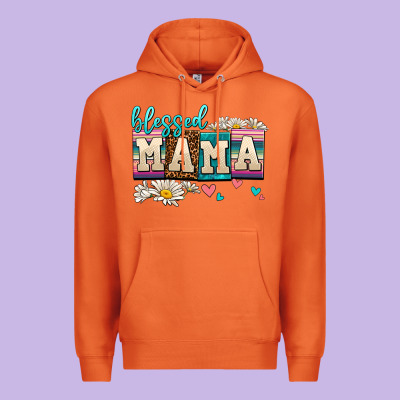 Daisy Blessed Mama Premium Hoodie Designed By Adodesignshop