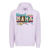Lilac daisy blessed mama Premium Hoodie - AdoDesignShop