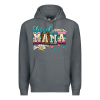 Rock daisy blessed mama Premium Hoodie - AdoDesignShop