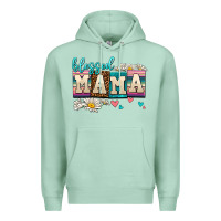 Seafoam daisy blessed mama Premium Hoodie - AdoDesignShop