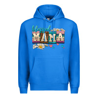 True Royal daisy blessed mama Premium Hoodie - AdoDesignShop