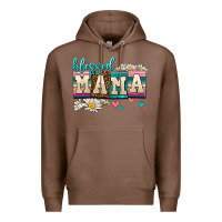 Chestnut daisy blessed mama Premium Hoodie - AdoDesignShop