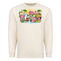 Sandshell beach summer coffee cups Premium Sweatshirt - Zillion Design Studio