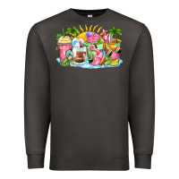 Smoke beach summer coffee cups Premium Sweatshirt - Zillion Design Studio