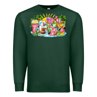 Sports Green beach summer coffee cups Premium Sweatshirt - Zillion Design Studio