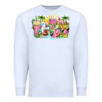 White beach summer coffee cups Premium Sweatshirt - Zillion Design Studio