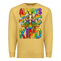 Antique Gold always bee kind pride lgbtq Premium Sweatshirt - texasbilliewilder