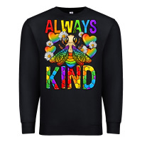 Black always bee kind pride lgbtq Premium Sweatshirt - texasbilliewilder