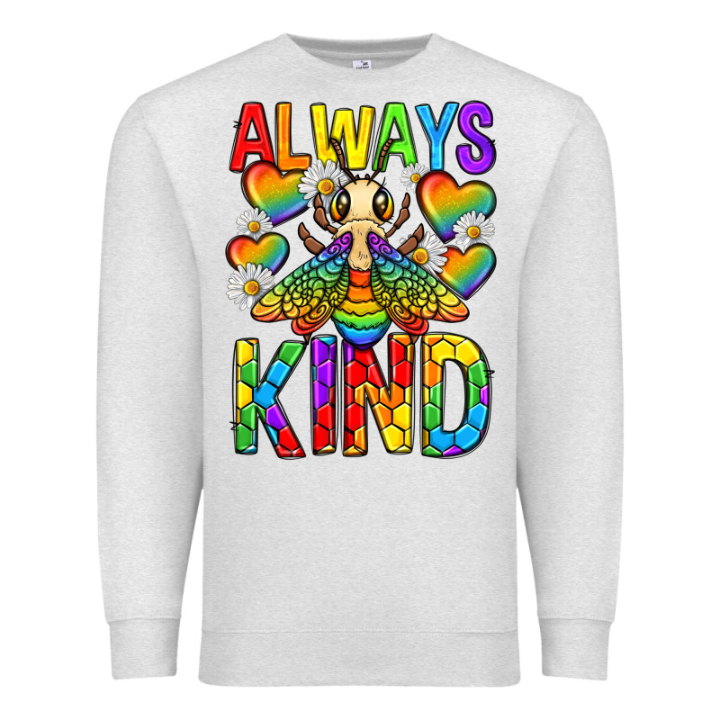 Always Bee Kind Pride Lgbtq Premium Sweatshirt by texasbilliewilder | Teevron