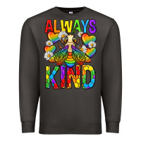 Smoke always bee kind pride lgbtq Premium Sweatshirt - texasbilliewilder