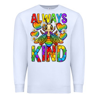 White always bee kind pride lgbtq Premium Sweatshirt - texasbilliewilder
