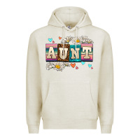 Oatmeal Heather daisy aunt Premium Hoodie - AdoDesignShop