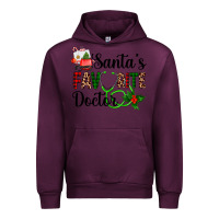 Mauve Wine santa's favorite doctor Urban Hoodie - AdoDesignShop