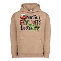Pigment Burro santa's favorite doctor Urban Hoodie - AdoDesignShop