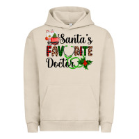 Pigment French Oak santa's favorite doctor Urban Hoodie - AdoDesignShop