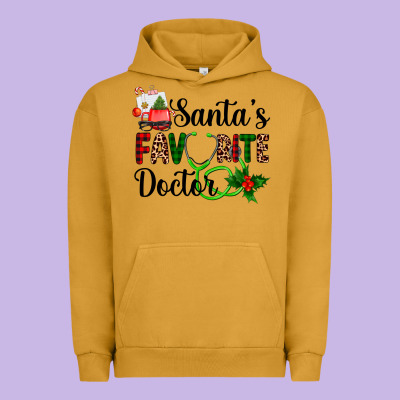 Santa's Favorite Doctor Urban Hoodie Designed By Adodesignshop