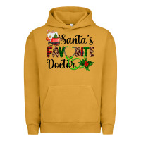 Pigment Peanut Butter santa's favorite doctor Urban Hoodie - AdoDesignShop