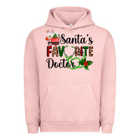 Pigment Salmon santa's favorite doctor Urban Hoodie - AdoDesignShop