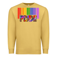 Antique Gold barcode pride Premium Sweatshirt - texasbilliewilder
