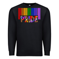 Black barcode pride Premium Sweatshirt - texasbilliewilder