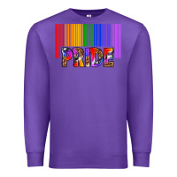 Purple barcode pride Premium Sweatshirt - texasbilliewilder