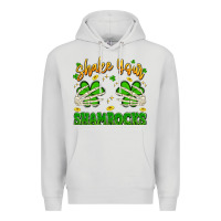 Dove Grey shake your shamrocks Premium Hoodie - Artiststas