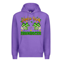 Purple shake your shamrocks Premium Hoodie - Artiststas