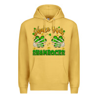 Antique Gold shake your shamrocks Premium Hoodie - Artiststas