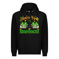 Black shake your shamrocks Premium Hoodie - Artiststas