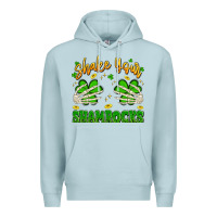 Blue Mist shake your shamrocks Premium Hoodie - Artiststas