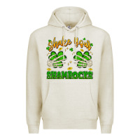 Oatmeal Heather shake your shamrocks Premium Hoodie - Artiststas