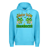 Ocean Blue shake your shamrocks Premium Hoodie - Artiststas