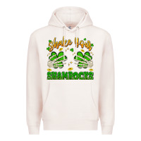 Pale Pink shake your shamrocks Premium Hoodie - Artiststas